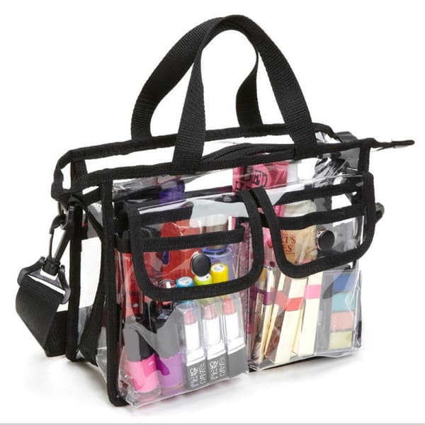 Beach bag travel bath bag washable thickened bath shoulder transparent