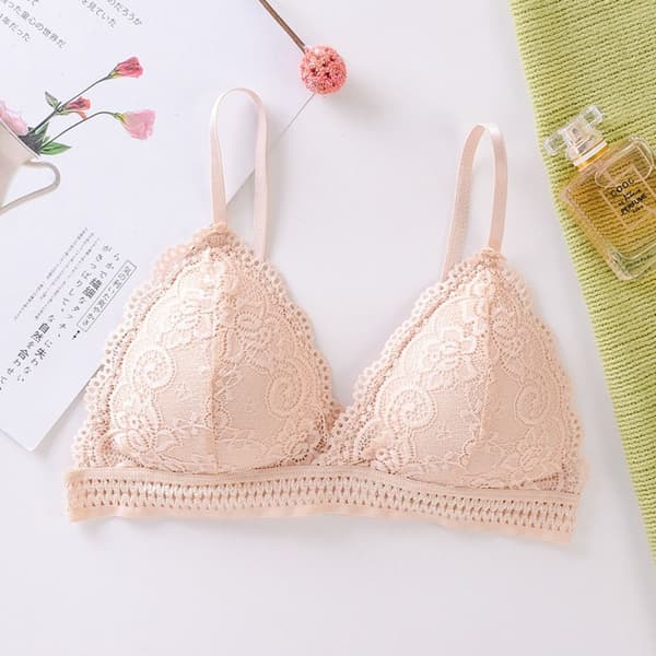 {xjxj} Kvinder Blonde BH Bralette HUD