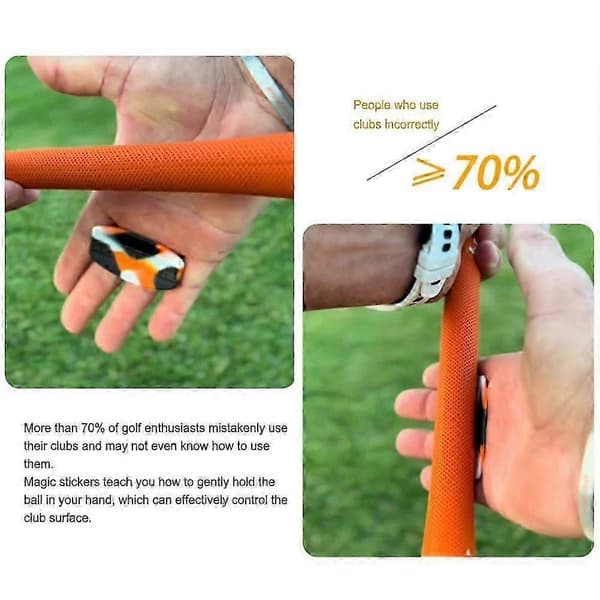 Anti-Slip Golf Club Grip Enhancer - Anti-Friction Pad T-Magic Attachment Pad for Improved Swing & Perf [DB]