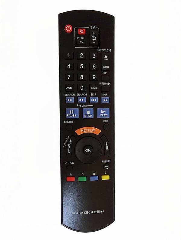 Fjernbetjening til Panasonic Blu-ray DVD-afspiller DMP-BD75 BD75GK DMP-BD45 [db]