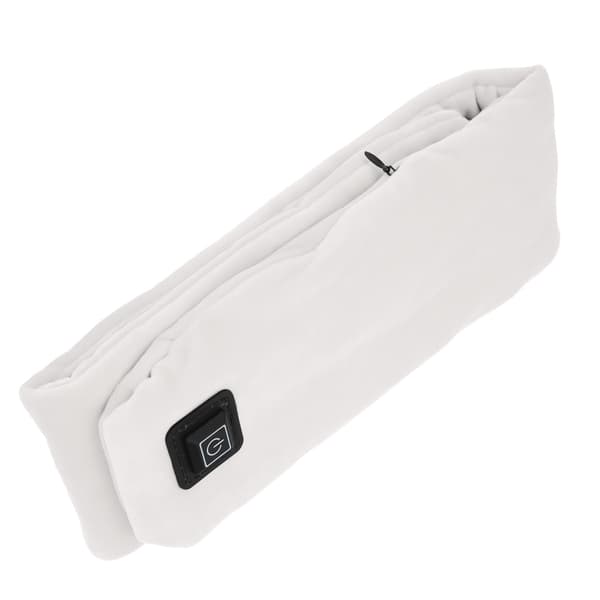 Winter Smart Heating Scarf Safe Electric Neck Warmer Temperature Adjustable Warm Scarf White