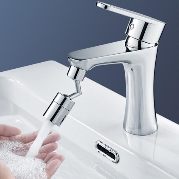 Kjøkkenkran, Universal kranadapter 720° roterbar, kranlufter, sprutsikker, - Type 2