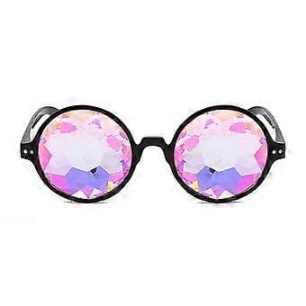 Kaleidoskopbriller til Raver Regnbue Prisma Diffraktion Krystallinser