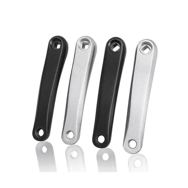 170mm Crank Arm Mountain Bike Left Side Crank Diamond Hole Crankset Handle Part Replacement Black
