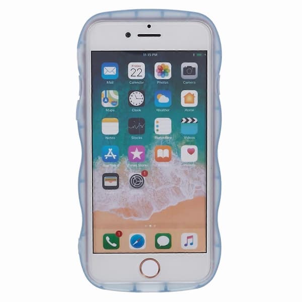 JTW-serien til iPhone 7/8/SE (2020)/SE (2022) Cover Glitterstjerner Bølget Kant TPU-beskyttelse Multicolor Style C Multicolor Style C