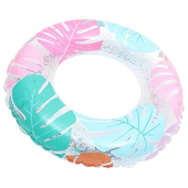 Pool Float Badring Uppblåsbar Pool Float Badring Vuxen Poolring Simring Float