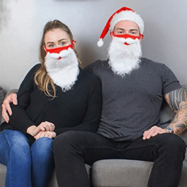 Ren Ull Kort Halsduk Herr Vinter Kostym Halsduk med Spänne