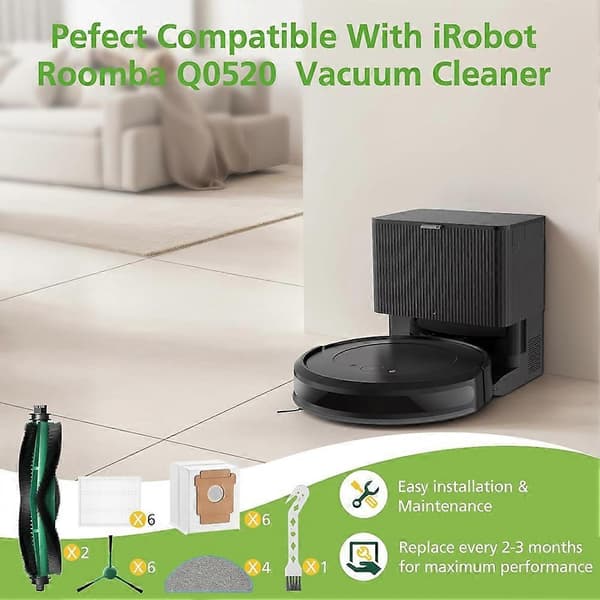 25 stk reservedeler til iRobot Roomba Q052 / 105 Vac / 105 Combo Robotstøvsuger, Q0520 105 Tilbehør