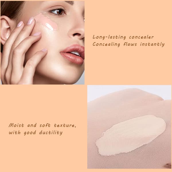 ibcccndc Makeup Liquid Moisturizing Oil Control Face Concealer Cream Makeup Tool 30ml (001)