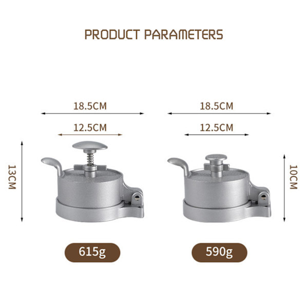 Manual Hamburger Press Patty Maker Adjustable Thickness Patty Maker For Sausage Patty Spring Spring