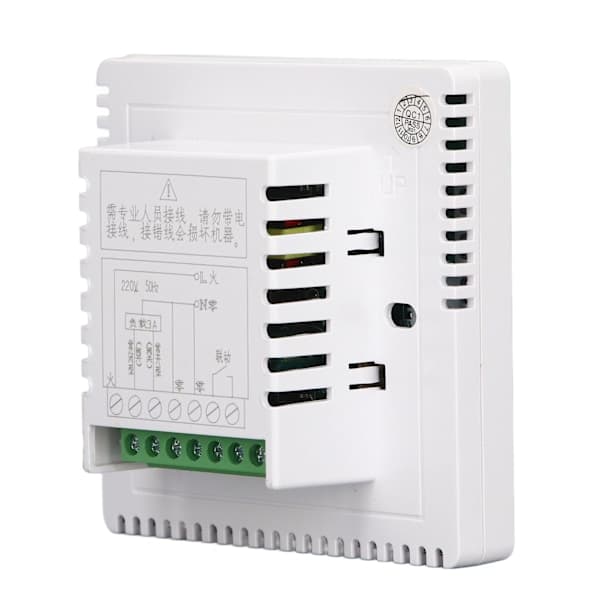 Vandbåren gulvvarmetermostat LCD-skærm Smart Home temperaturregulatorpanel 220V