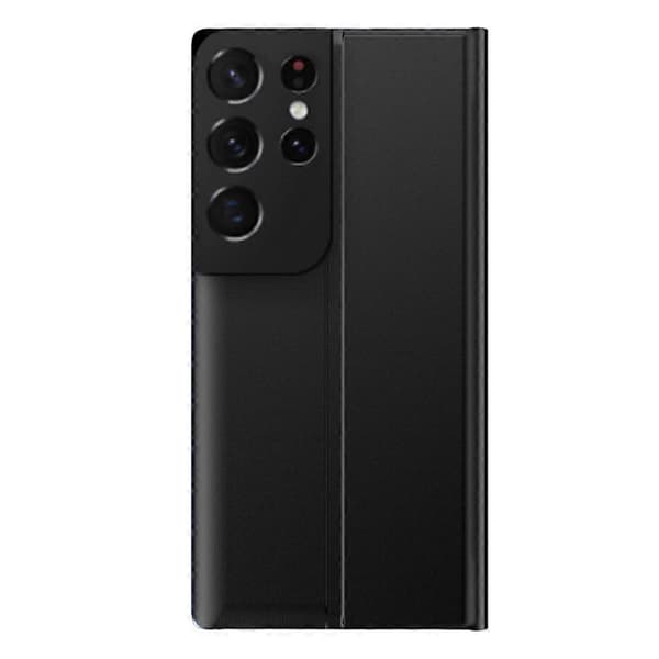 Til Samsung Galaxy S21 Ultra 5G Vinduesetui PU Læder Støtte Multicolor Style A Multicolor Style A
