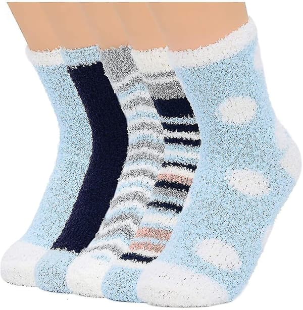 Damestrømper Bløde fluffy sokker Varme fleece sokker Vintergave sokker