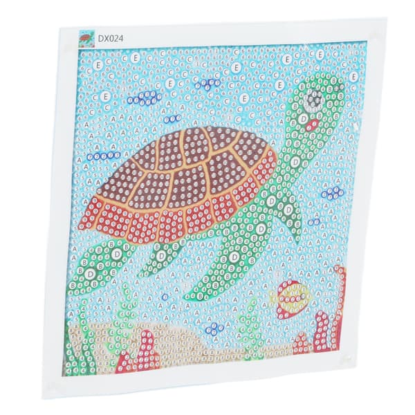 Diamond Painting Cartoon Sea Turtle Realistic Effect Super Flash Improves Hands-on Skills Elegant Pattern Room Decorations