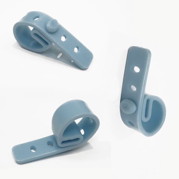 20-pak (gul, ca. 85*12mm) bærbar datakabelnetværkskabel