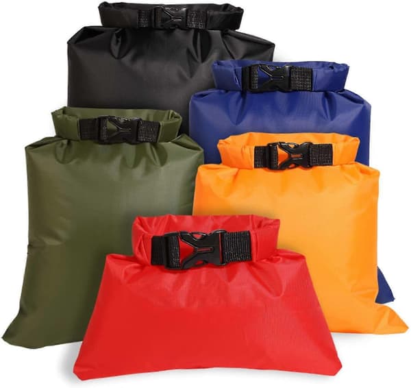 Vanntett tørrpose-sett flerfarget Multicolor