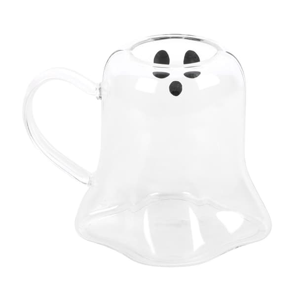 Something Different Ghost Glasmugg En Størrelse Klar Gennemsigtig Clear One Size
