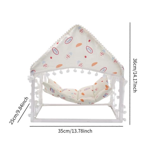 Pet Tent Cozy Warm Removable Guinea Pig Hammock for Sleeping Resting Playing