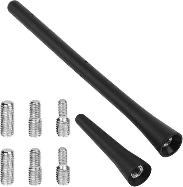 Universal 2-pak Sort AM/FM Bilantenne, 18,5cm/6,5cm til SUV/Lastbil/Hatchback_tfrf