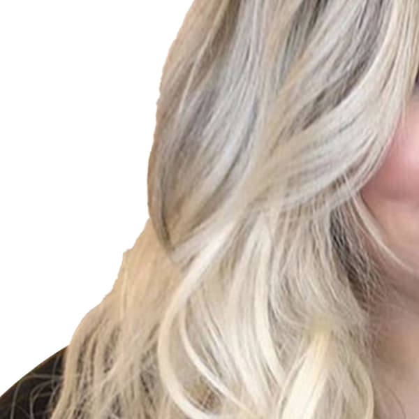 Long Curly Wig Heat Resistant Adjustable Strap Breathable Natural Looking Gradient Blonde Synthetic Wig