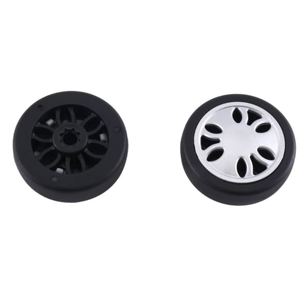 M6 50MmX12Mm Suitcase Replacement Wheels Durable PU Wheels Deluxe Repair Tool 1 Pair