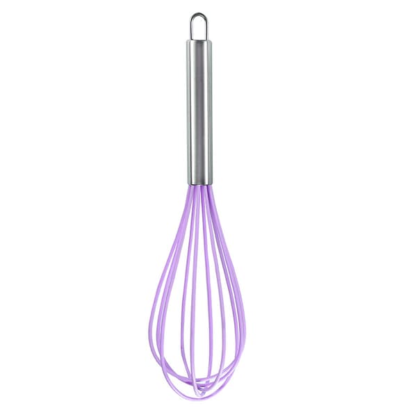 Lilla visp, 8 \", 10 \", 12 \" 3-delt rustfri visp, lilla