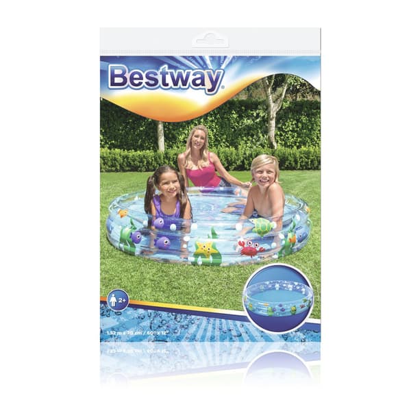 Bestway Deep Dive 152 cm basseng for barn Multifärg Vinyl