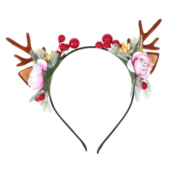 1 stk gevir hårbånd jul hjorte blomst hårbånd bære rensdyr