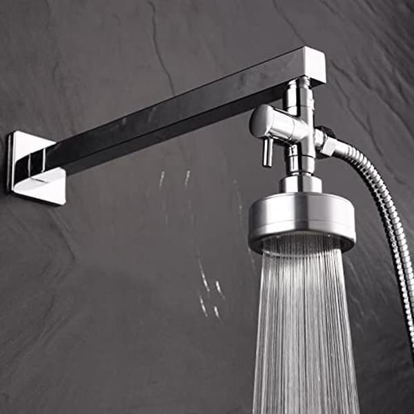 3-vejs T-stykke med afspærringsventil til bidet, kobber sølv