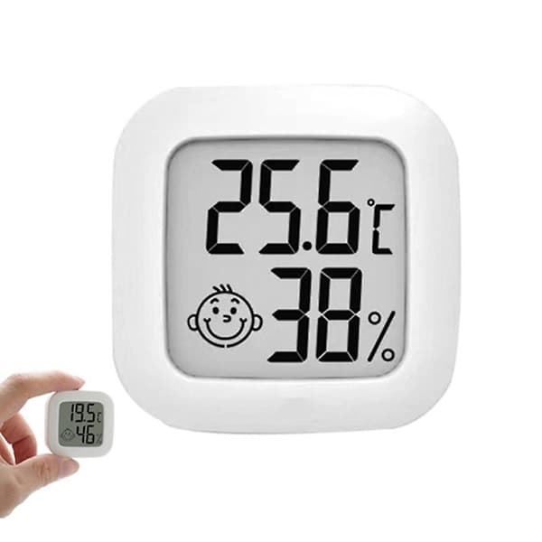 Digitalt termometer hygrometer innendørs rommåler sensor værstasjon