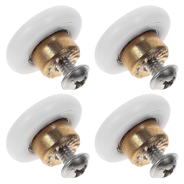Bathroom Pulley Sliding Door Rollers Property Manager Versatile Use Nylon 4pcs Multi 2.00X2.00X1.00CM Multi 2.00X2.00X1.00CM