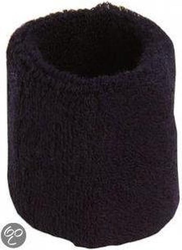 Benza Svettebånd for håndleddet - Marineblå 6 cm (2 stk)