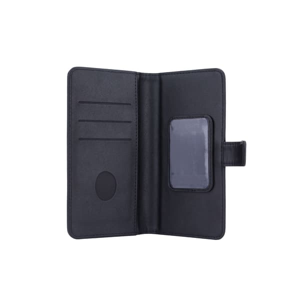Mobilcover Strålingsbeskyttelse PU Universal 2i1 Sort - Stor 5.5-6.7 \"