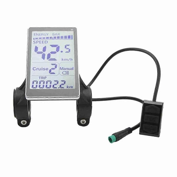 Elektrisk Cykel LCD Måler 5 Pin 24V 36V 48V 60V Universal E Scooter M5 LCD Panel Skærm til 31.8 22.2 [DB]