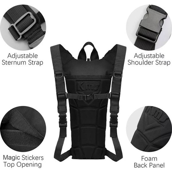 Hydration Backpack - Water and Drink Backpack - 3L with Straw - BPA-Free - Water Backpack - Backpack Water Bag - Hydration Backpack ...