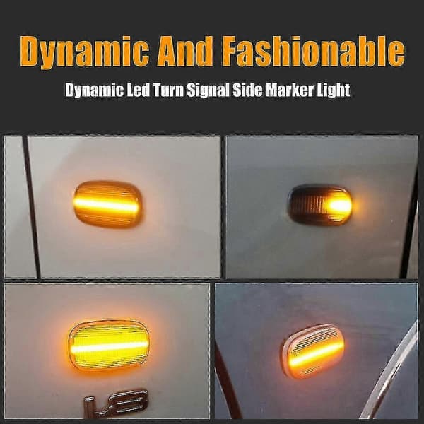 Bil Dynamisk LED Sidemarkeringslampe Blinklys Til Celica T19 T20 23 Avensis Starlet Prius