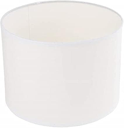 Hvit rund lampeskjerm for lamper, 26cm x 19cm