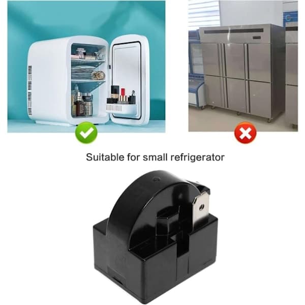 2pcs Refrigerator Start Relay 15 ohm 1 Pin PTC Start Relay Replacement Parts Freezer Compressor Resistor
