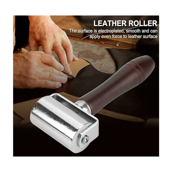 60mm Carbon Steel Leather Roller Solid Roller Rubber Roller Tool