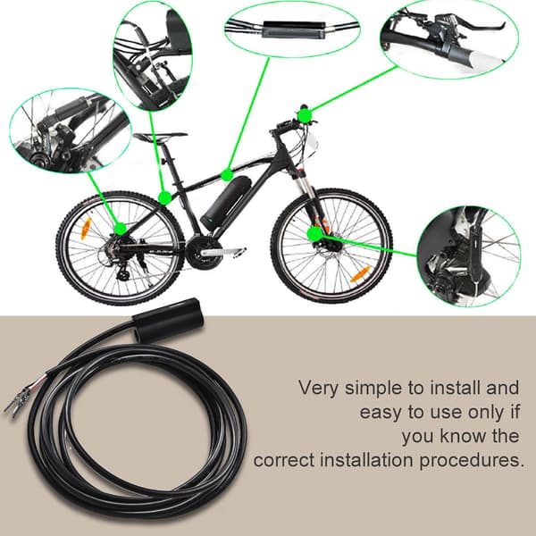 Mekanisk bremseafbrydersensor kabel til elcykel E-cykel Scooter (styr)