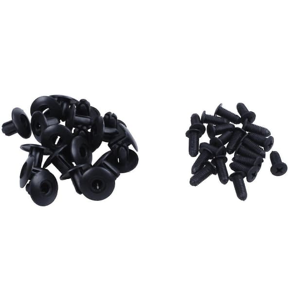 20 stk 8 mm X 20 mm Bilspænde Sorte Tætningsklemmer