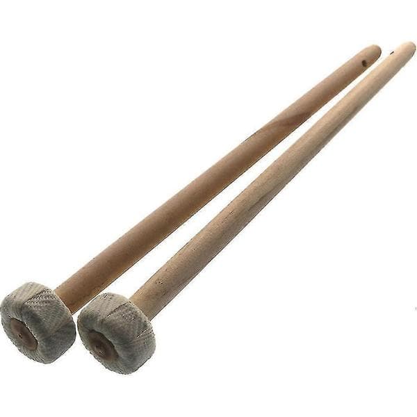 2 stk. træklubber til gong-slaginstrumenter, træhammer gongdel