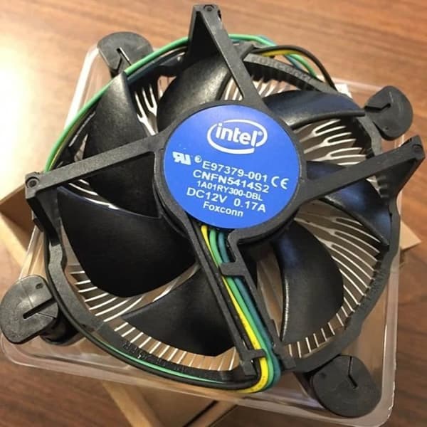 CPU-blæser - E97379-001 - LGA 1155/1156 - 700-3300 RPM - 22 dBA - Sort