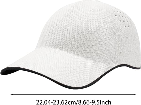 baseballcaps for kvinner, lett, pustende, hurtigtørkende hvit - Weiß