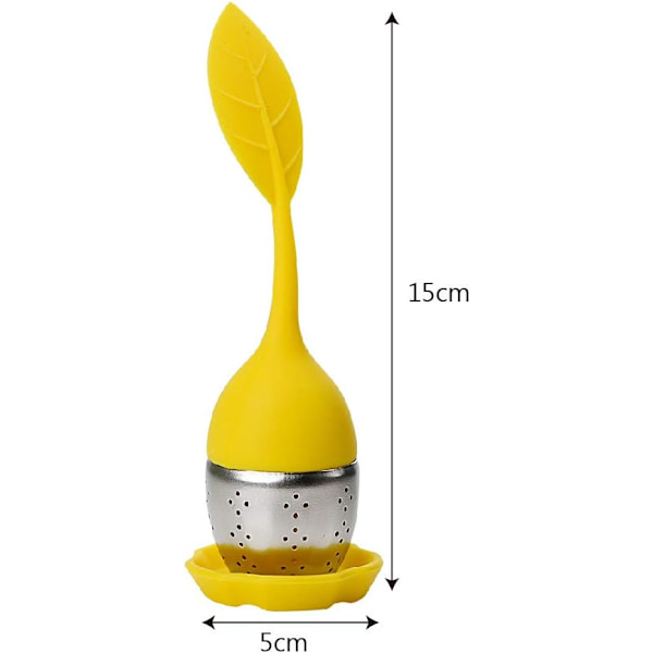 (Grønn) Tepose, teinfuser, søtt bladfilter, tekuler, hei, ZQKLA