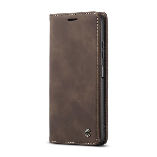 Til Xiaomi Redmi Note 12 Pro 5G / Poco X5 Pro CaseMe 013 Multifunktionelt Horisontalt Flip Læder Telefonetui [DB] Kaffe Coffee
