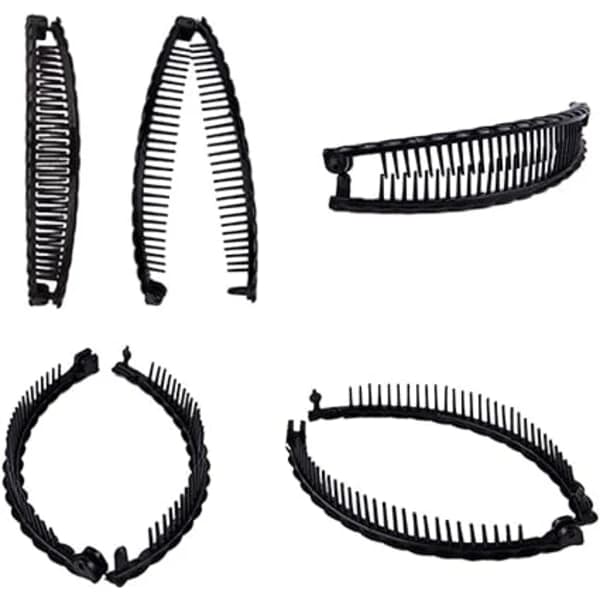 Bananaklämmor 10-pack Hårklämmor Bananklämmor Fiskbensklämmor B