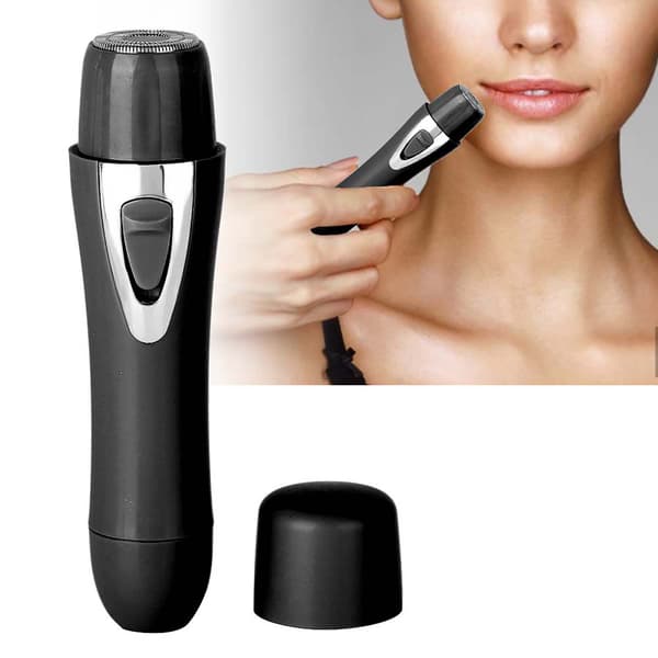 Mini elektrisk epilator hårfjerning til ansigt krop armhule ben depilator (sort)