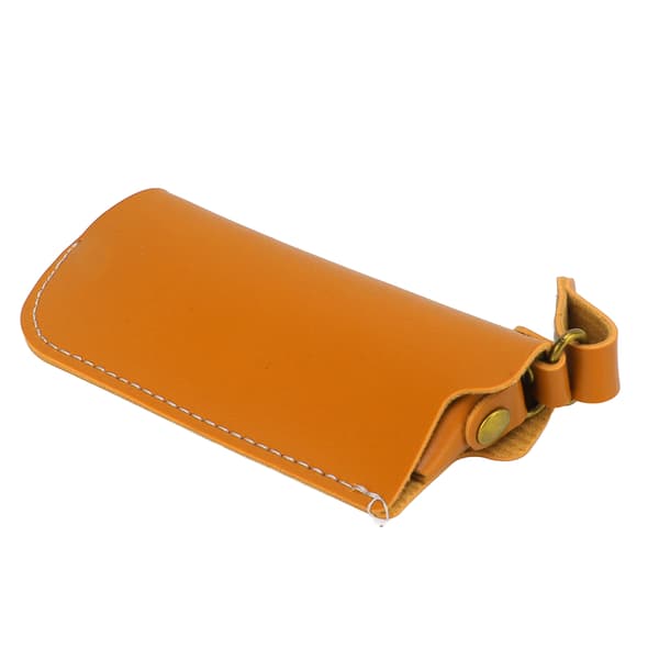 Rustic Leather Lighter Protective Case Handmade Leather Lighter Protective Case for Outdoor Camping Caramel-FA-
