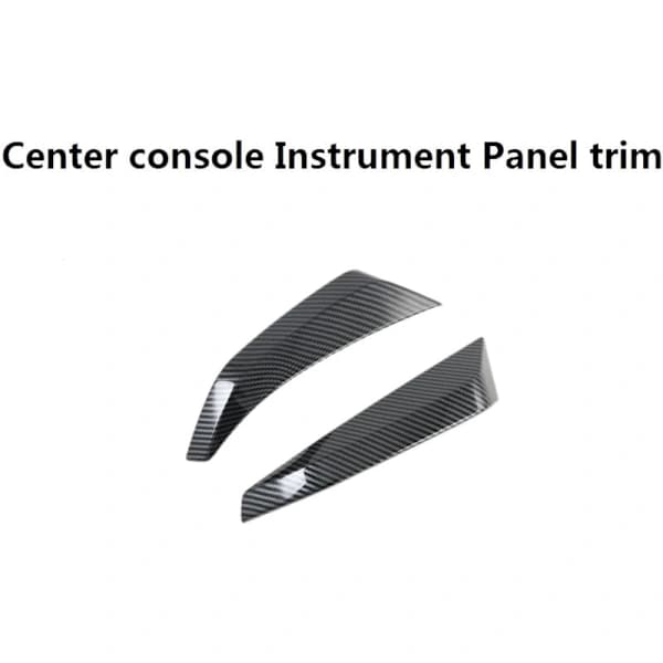 For Navara NP300 2016-2021 Car Center Console Fiber Dashboard Decor Cover Trim Sticker Accessories